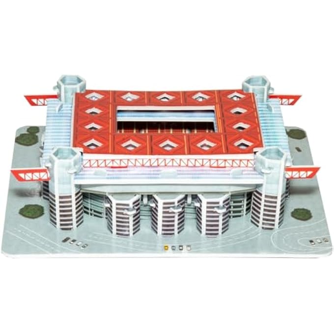 3D STADIUM PUZZLE SAN SIRO MINI UNIQUE & COLLECTIBLE MODEL ASSEMBLY BUILDING KIT FOR KIDS & ADULTS 49PCS - Image 3